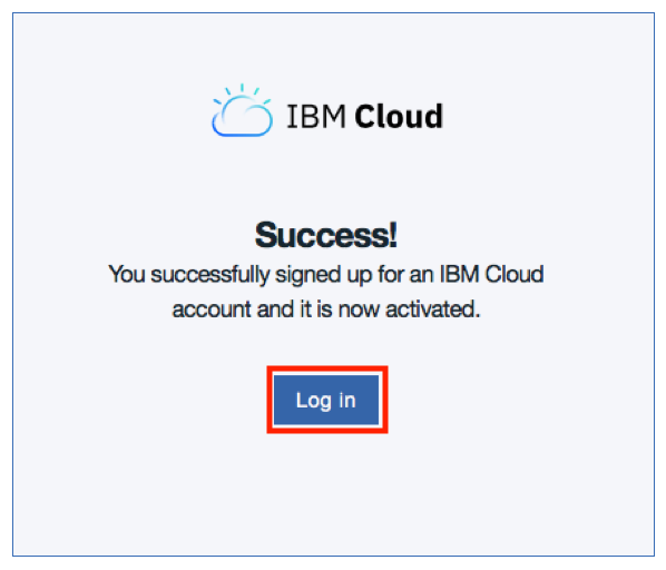 Success Sign up